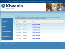 Tablet Screenshot of glensfallskiwanis.org